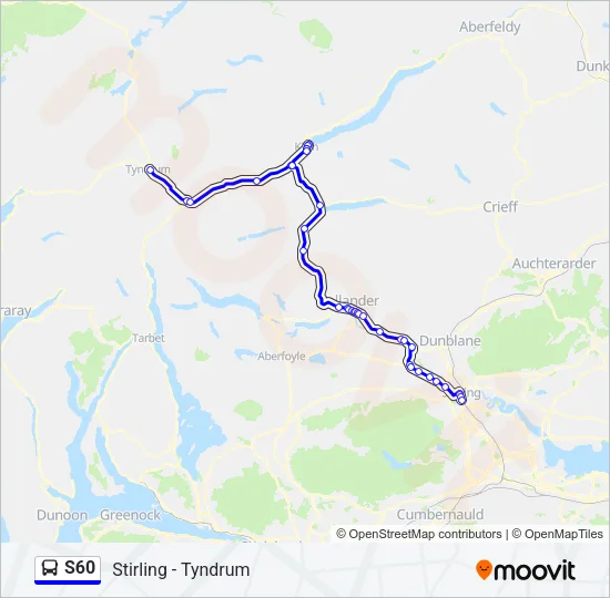S60 Bus Line Map