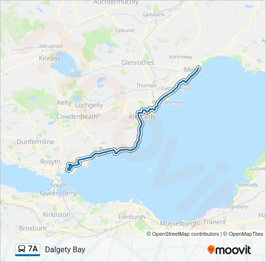 7A Bus Line Map