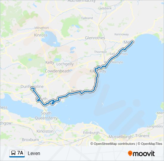 7A Bus Line Map