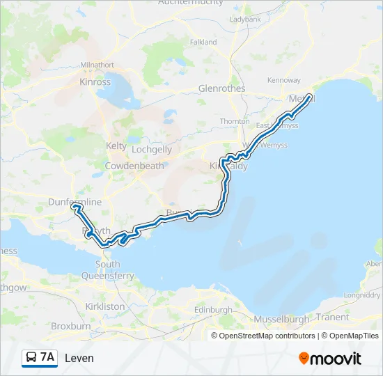 7A Bus Line Map