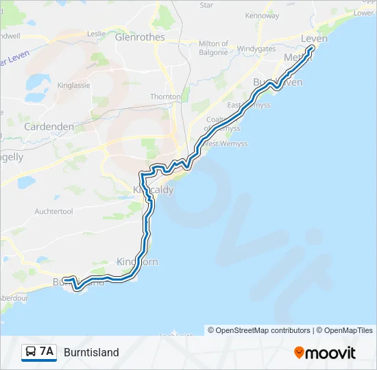 7A Bus Line Map