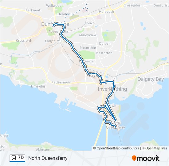 7d Route: Schedules, Stops & Maps - North Queensferry (Updated)