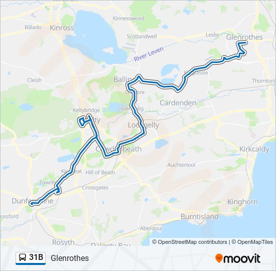 31B bus Line Map