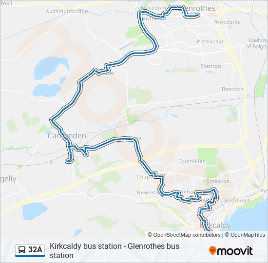 32a Route Schedules, Stops & Maps Glenrothes (Updated)