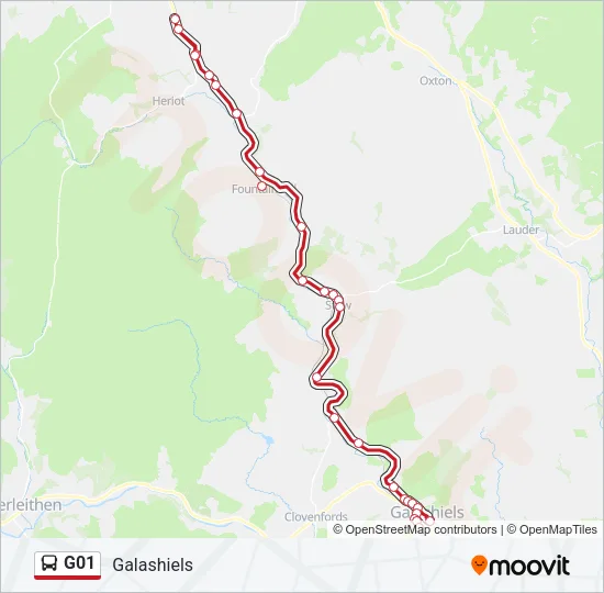 G01 Bus Line Map