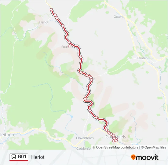 G01 Bus Line Map