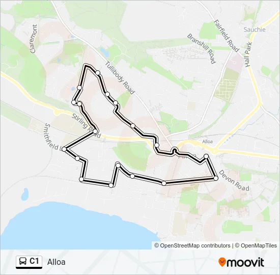 C1 Bus Line Map