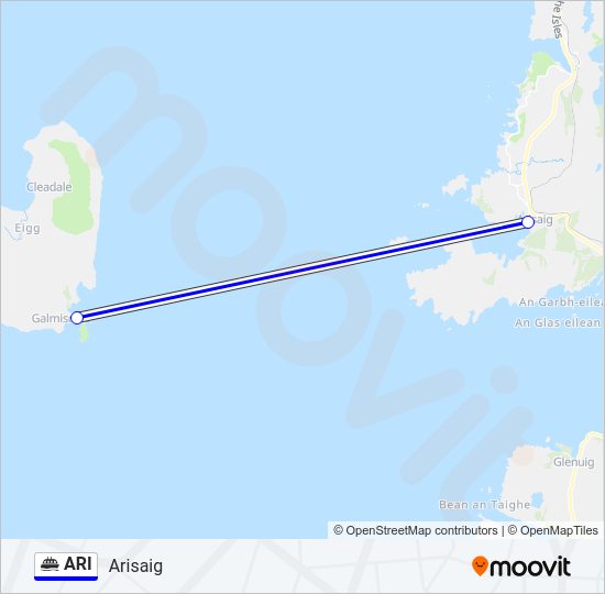 ARI ferry Line Map