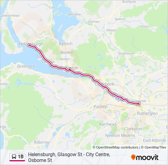1b Route Schedules, Stops & Maps Glasgow (Updated)