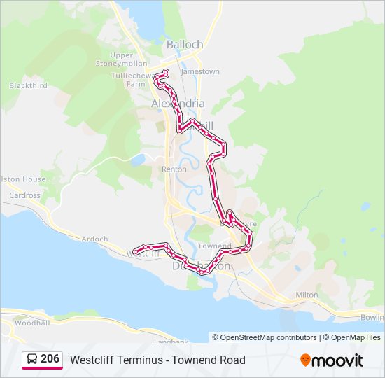 206 Route Schedules Stops Maps Levenvale Updated 