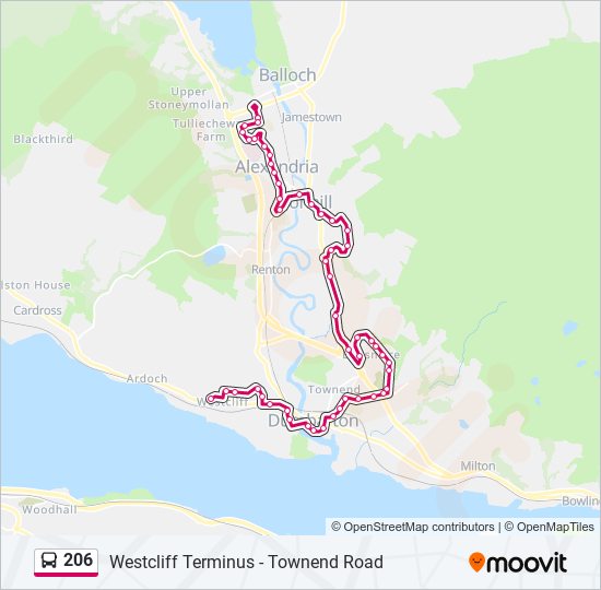 206 Route Schedules Stops Maps Levenvale Updated 