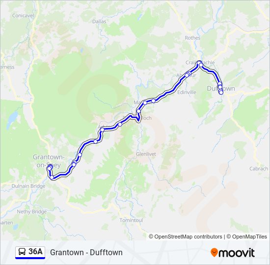 36A  Line Map
