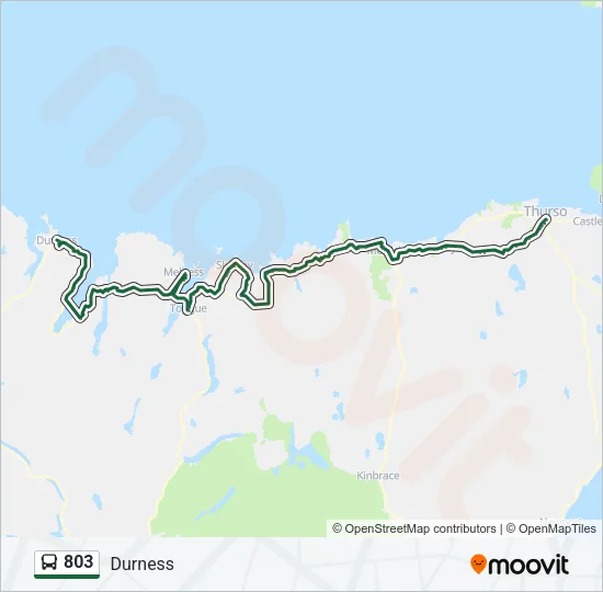 803 Bus Line Map