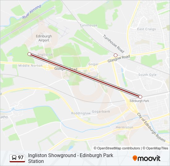 97 Bus Line Map