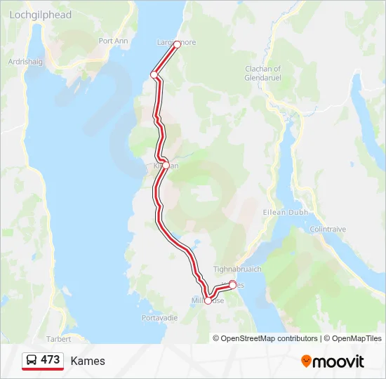 473 Route: Schedules, Stops & Maps - Kames (Updated)
