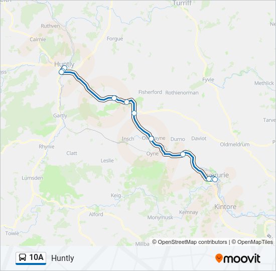 10A bus Line Map