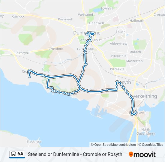 6A Bus Line Map