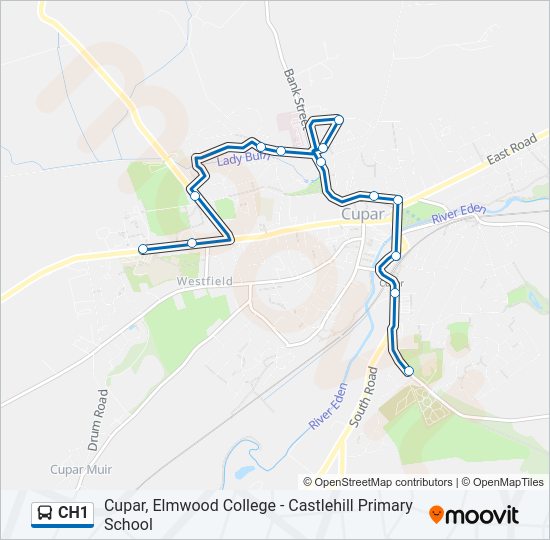 CH1 Bus Line Map