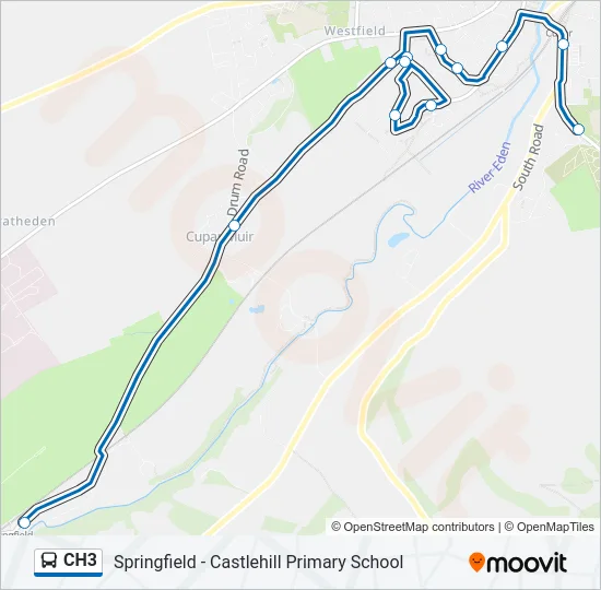 CH3 Bus Line Map