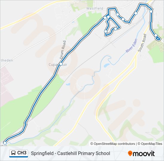 CH3 Bus Line Map
