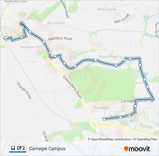 DF2 bus Line Map