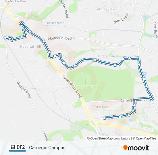 DF2 Bus Line Map