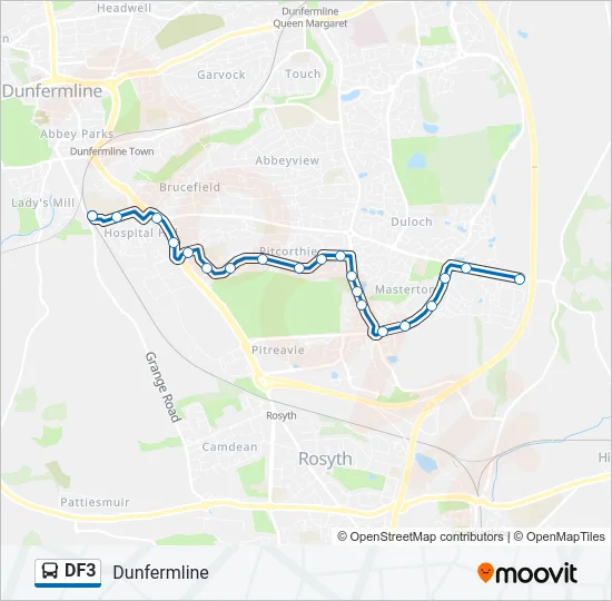 DF3 Bus Line Map