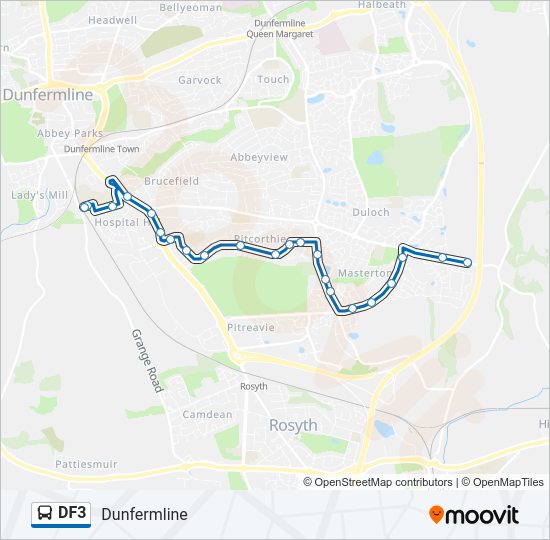 DF3 Bus Line Map