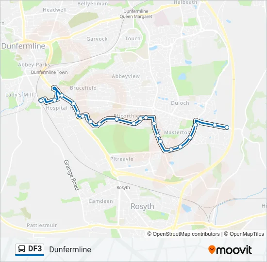 DF3 Bus Line Map