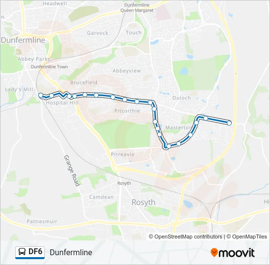 DF6 Bus Line Map