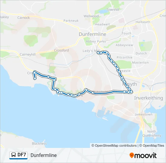 DF7 Bus Line Map