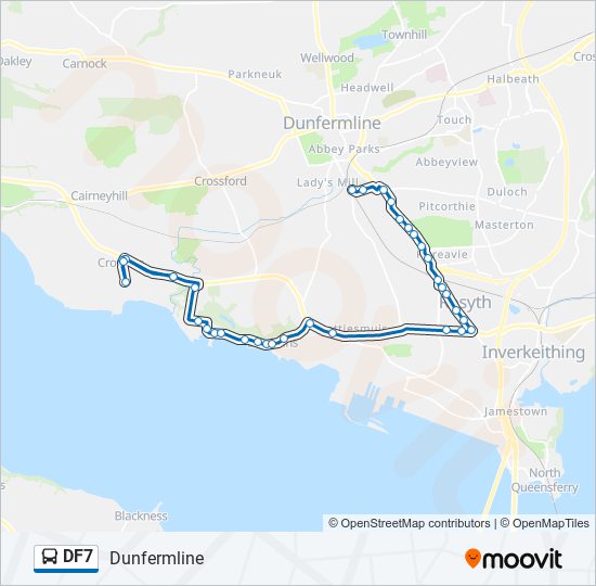 DF7 bus Line Map