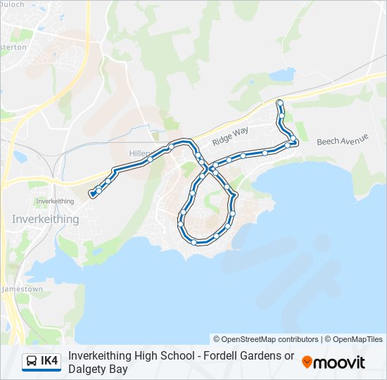 IK4 bus Line Map