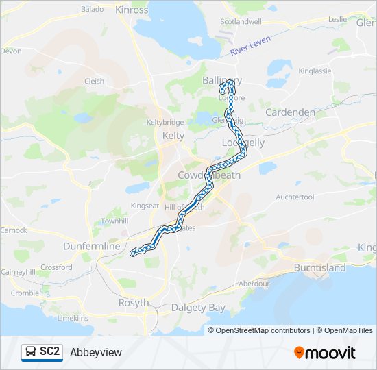 SC2 Bus Line Map