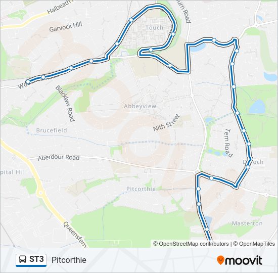 ST3 Bus Line Map
