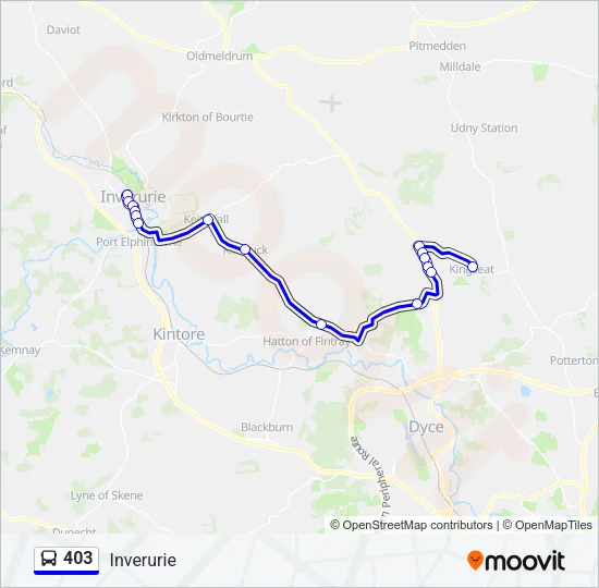403 Bus Line Map