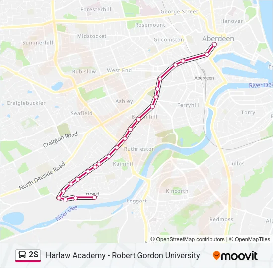 2S Bus Line Map
