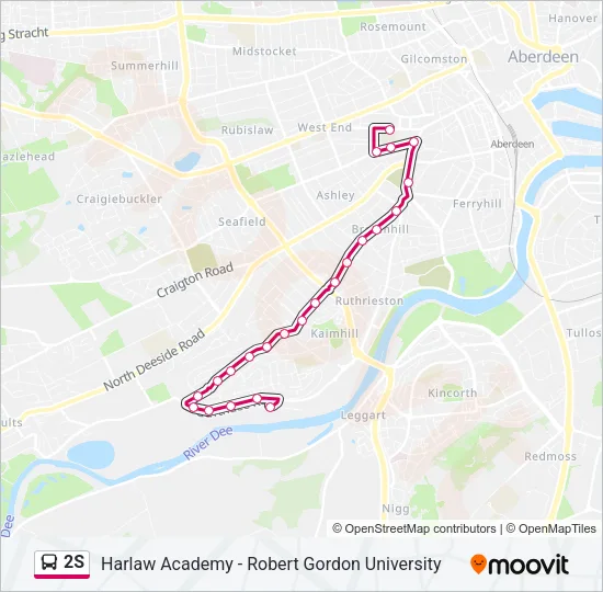 2S Bus Line Map