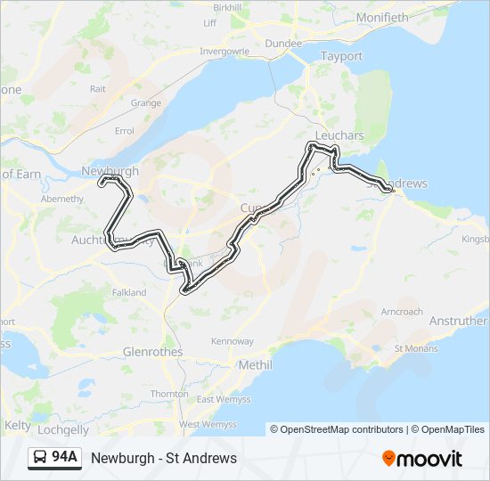 94A Bus Line Map