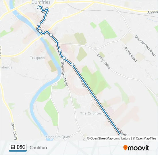 D5C Bus Line Map