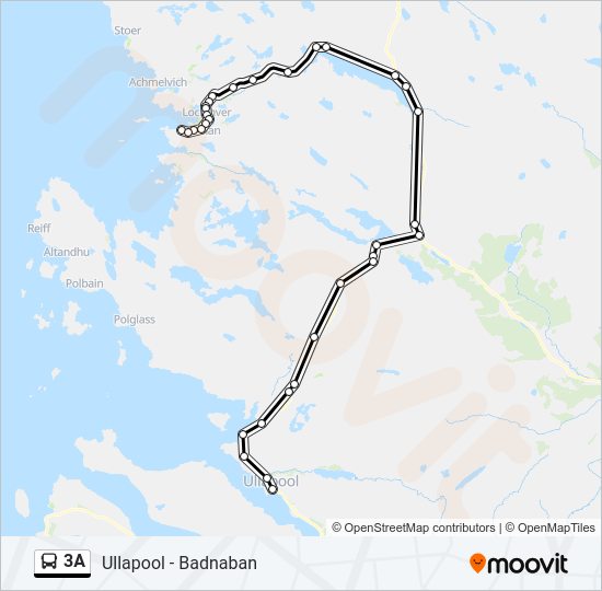 3A Bus Line Map