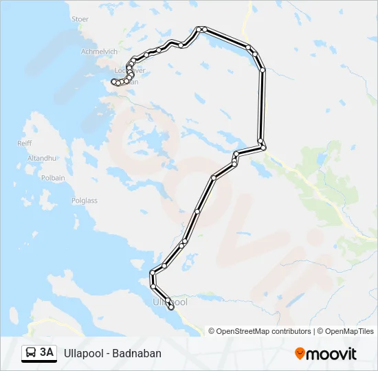 3A Bus Line Map