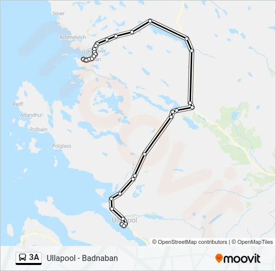 3A Bus Line Map