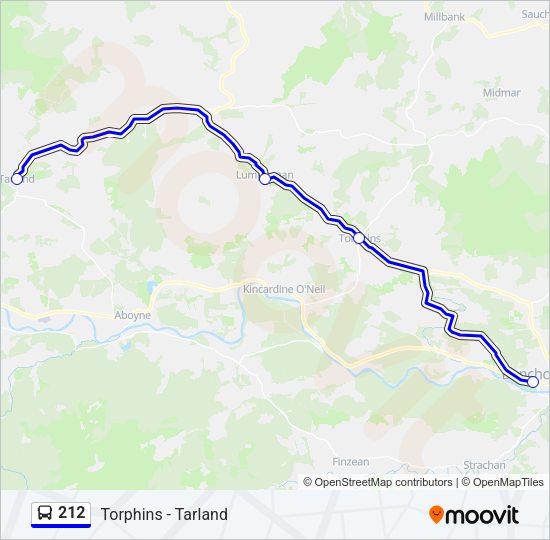 212 Bus Line Map