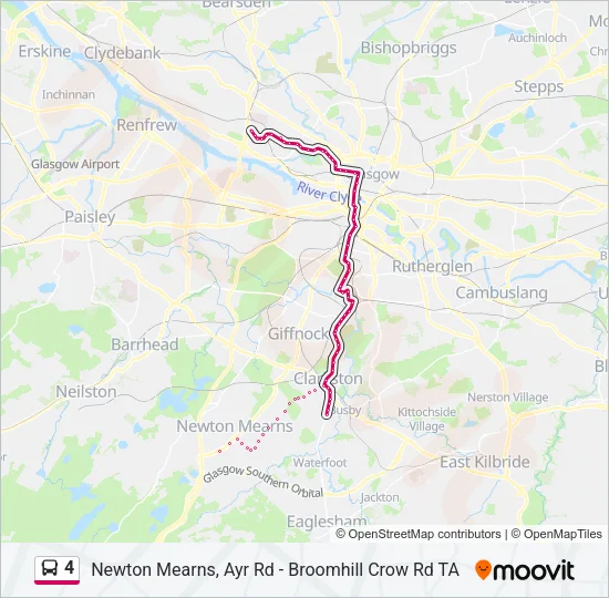 4 Bus Line Map