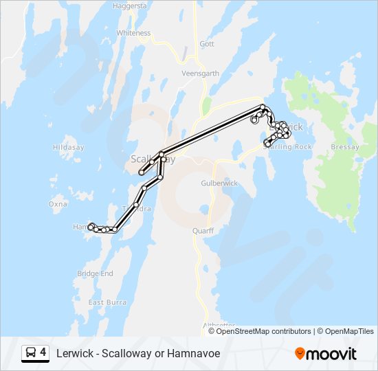 4 bus Line Map