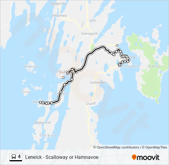 4 Bus Line Map