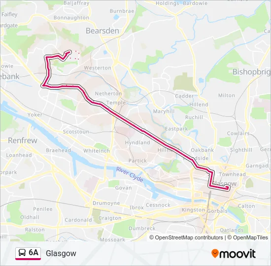 6A Bus Line Map