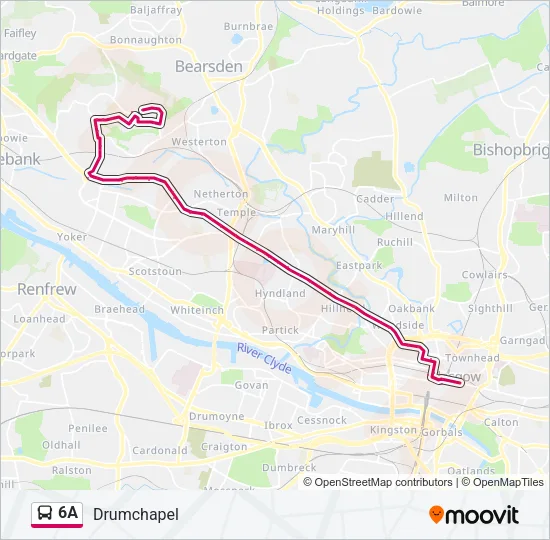 6A Bus Line Map