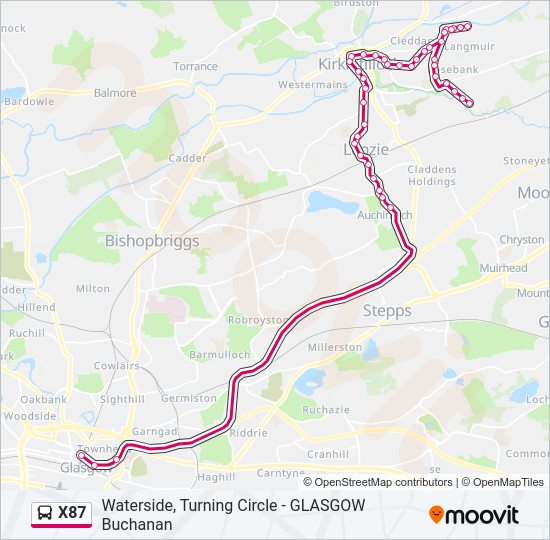 X87 bus Line Map